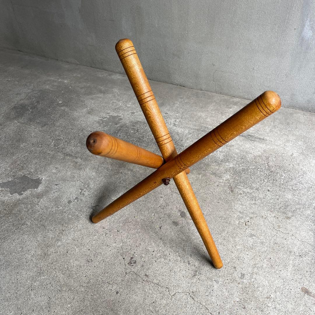 美品　オールドビンテージ　ハンティングチェア　折り畳みチェア