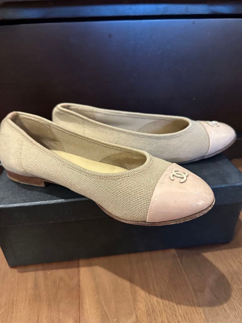 CHANEL バレエシューズ ベージュ　38