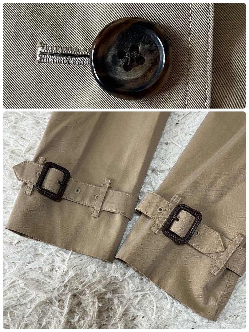 バーバリーロンドン　ウールライナー付き　トレンチコート　裏地メガチェック