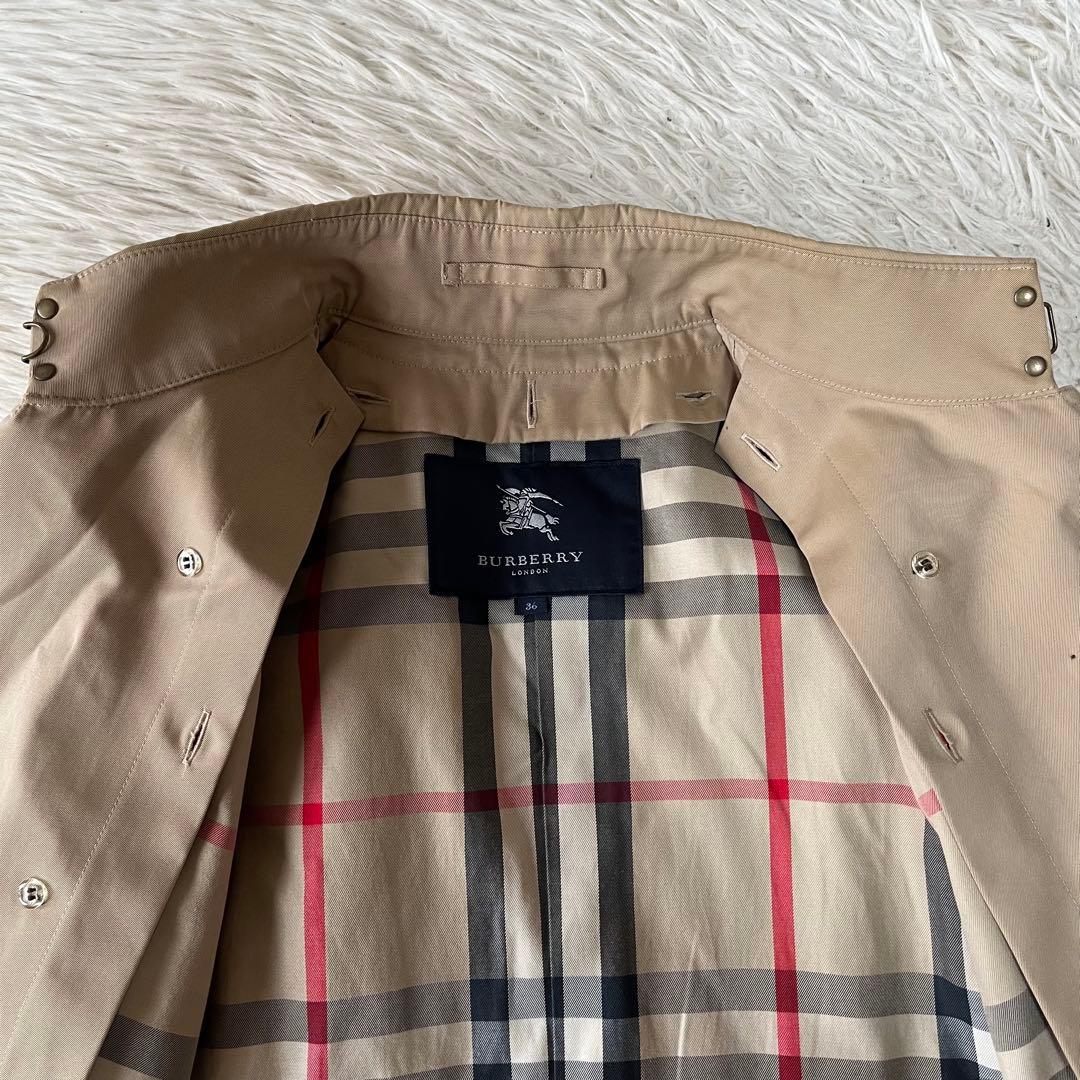 バーバリーロンドン　ウールライナー付き　トレンチコート　裏地メガチェック