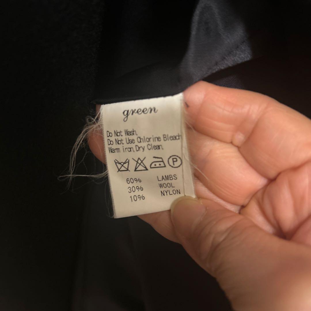 green 現HYKE ダッフルコート