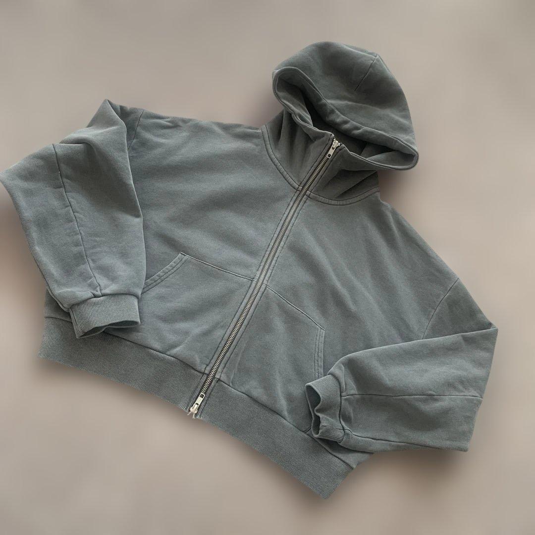 【ジャーナルスタンダード】ピグメントフーディスウェット　ブラックA／グレー