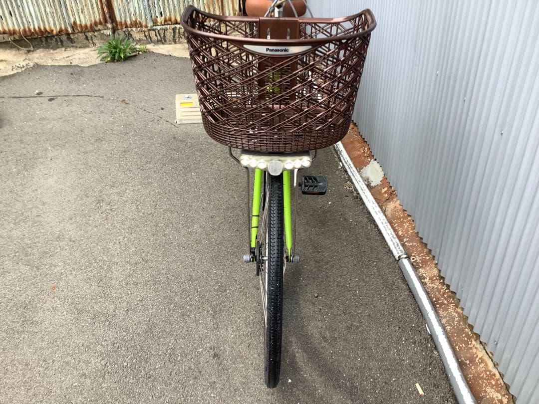パナソニック新機種電動アシスト自転車viviDX26インチグリーン系ボディー
