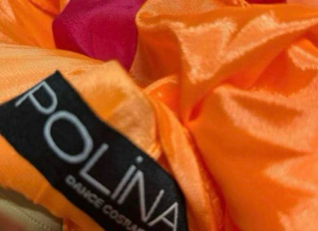 ポリーナ　マンダリンソレーユ　ベリーダンス　衣装　オレンジ⭐︎お値段交渉OK