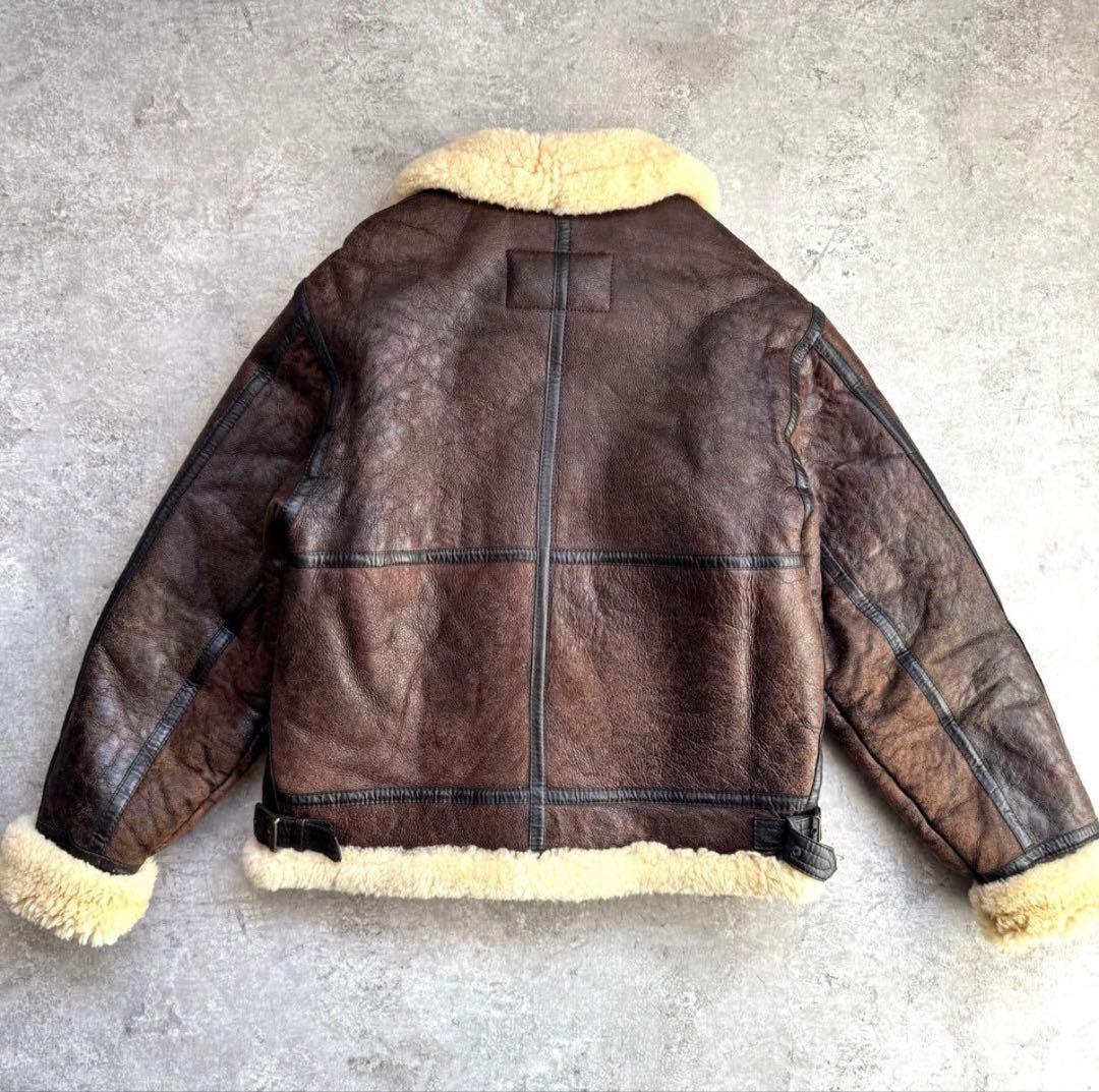 【超希少レア】名作 80s リアルレザームート ンB-3ジャケット