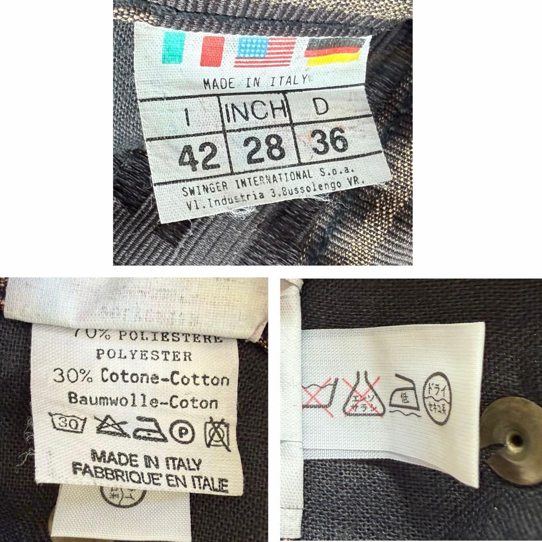 正規 美品✨FENDI ズッカ柄 総柄デニムパンツ ロゴボタン イタリア製 Ｍ