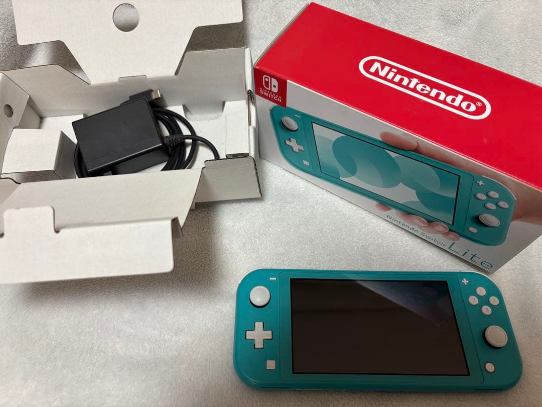 Nintendo Switch Lite ターコイズ 本体 充電器付き