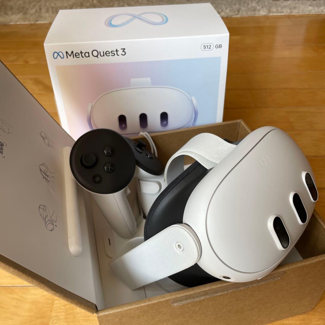  Quest 3 VRヘッドセット 512GB 4K