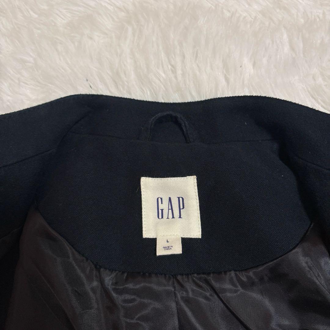 希少　GAP ギャップ ナポレオンジャケット　金ボタン　ブラック　L