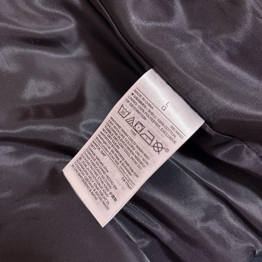 希少　GAP ギャップ ナポレオンジャケット　金ボタン　ブラック　L