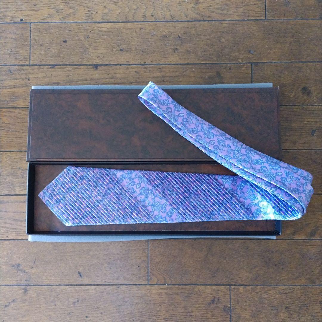 ステファノリッチ ペイズリー柄ネクタイ