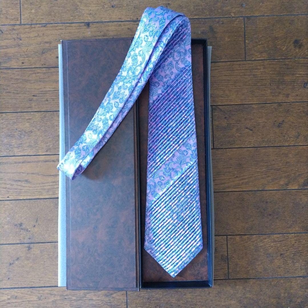 ステファノリッチ ペイズリー柄ネクタイ