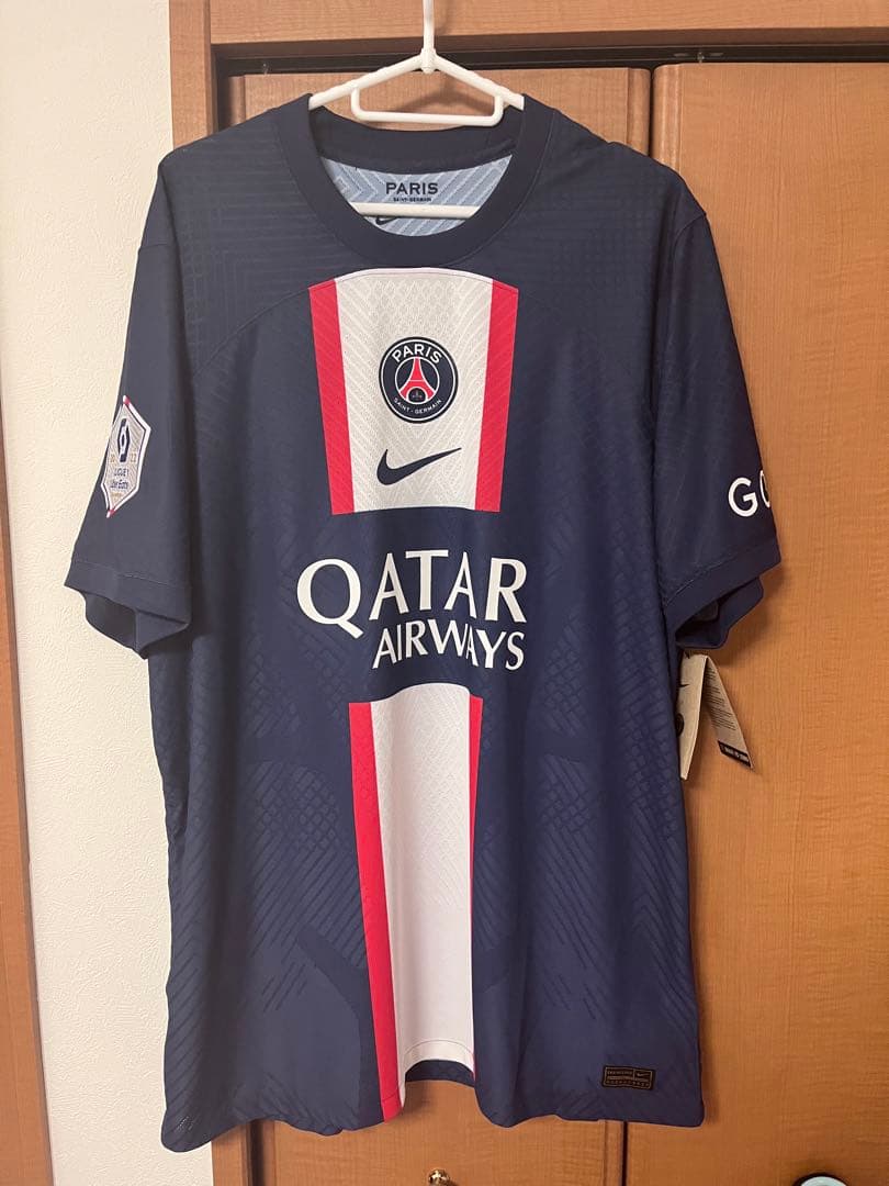 パリ・サンジェルマン オーセンティックユニフォーム リーグアン優勝ワッペン付き