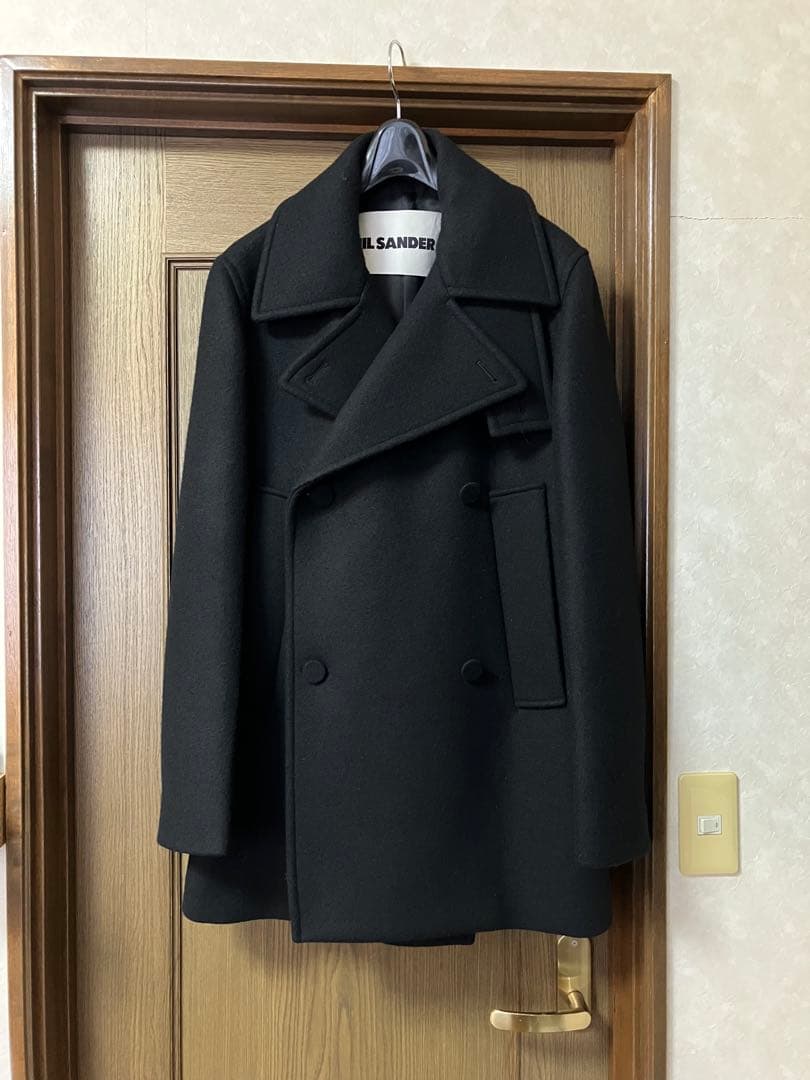 jil sander caban 11 ダブルブレストコート