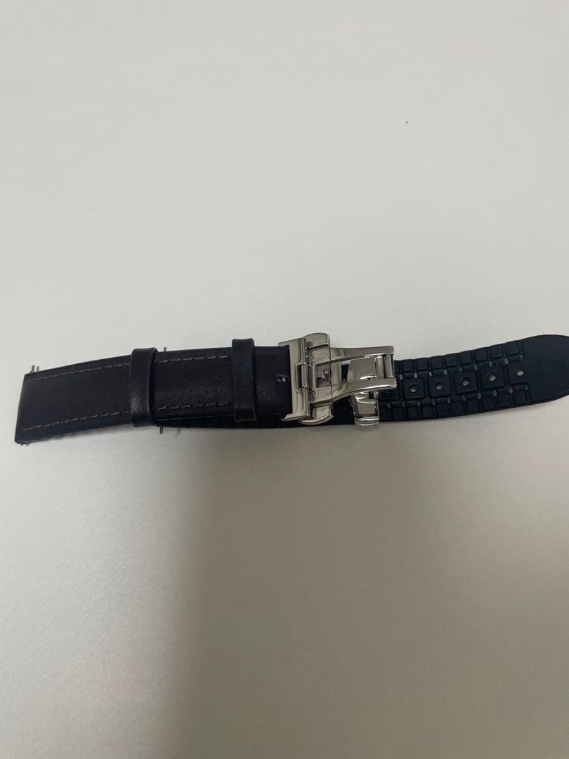 HIRSCH ヒルシュJames腕時計用バンド レザーラバー20mm 20センチ