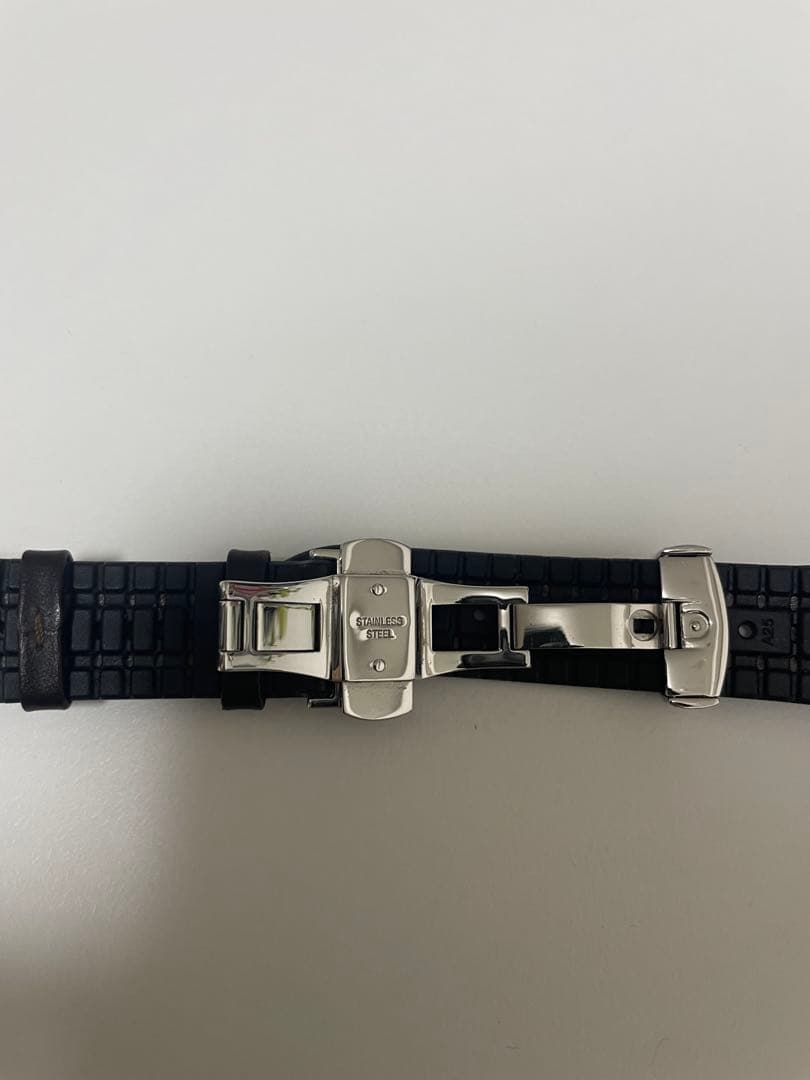 HIRSCH ヒルシュJames腕時計用バンド レザーラバー20mm 20センチ