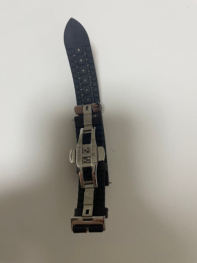 HIRSCH ヒルシュJames腕時計用バンド レザーラバー20mm 20センチ