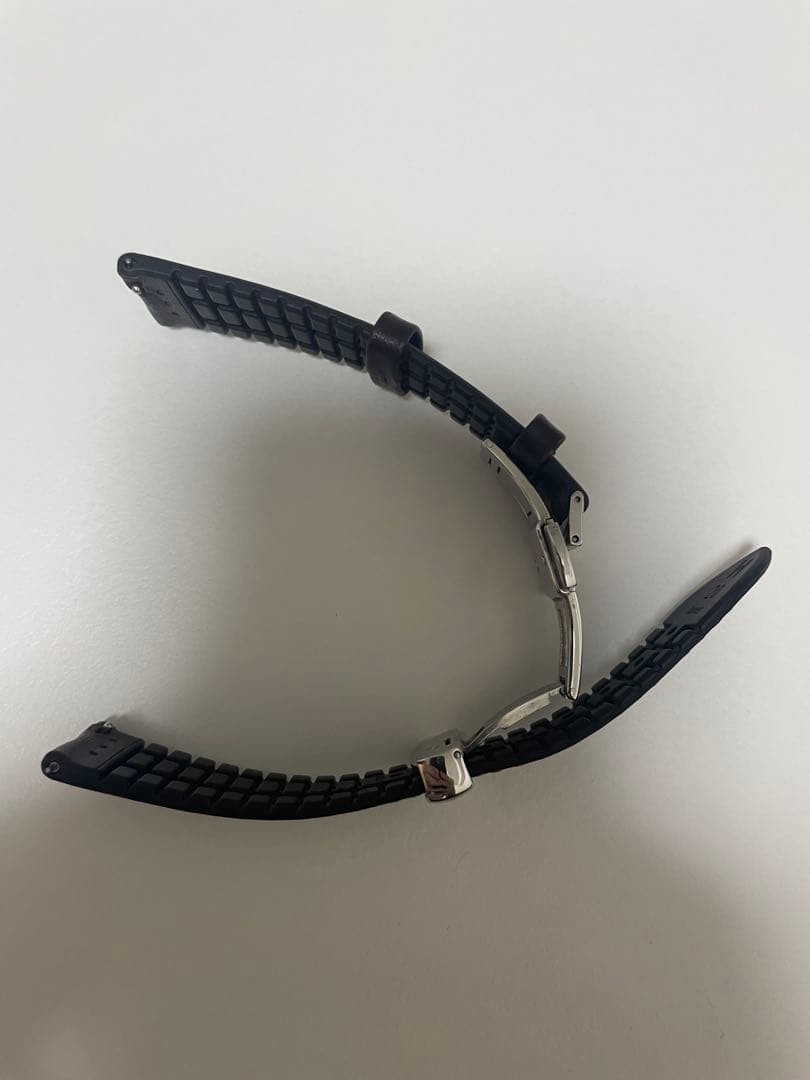 HIRSCH ヒルシュJames腕時計用バンド レザーラバー20mm 20センチ