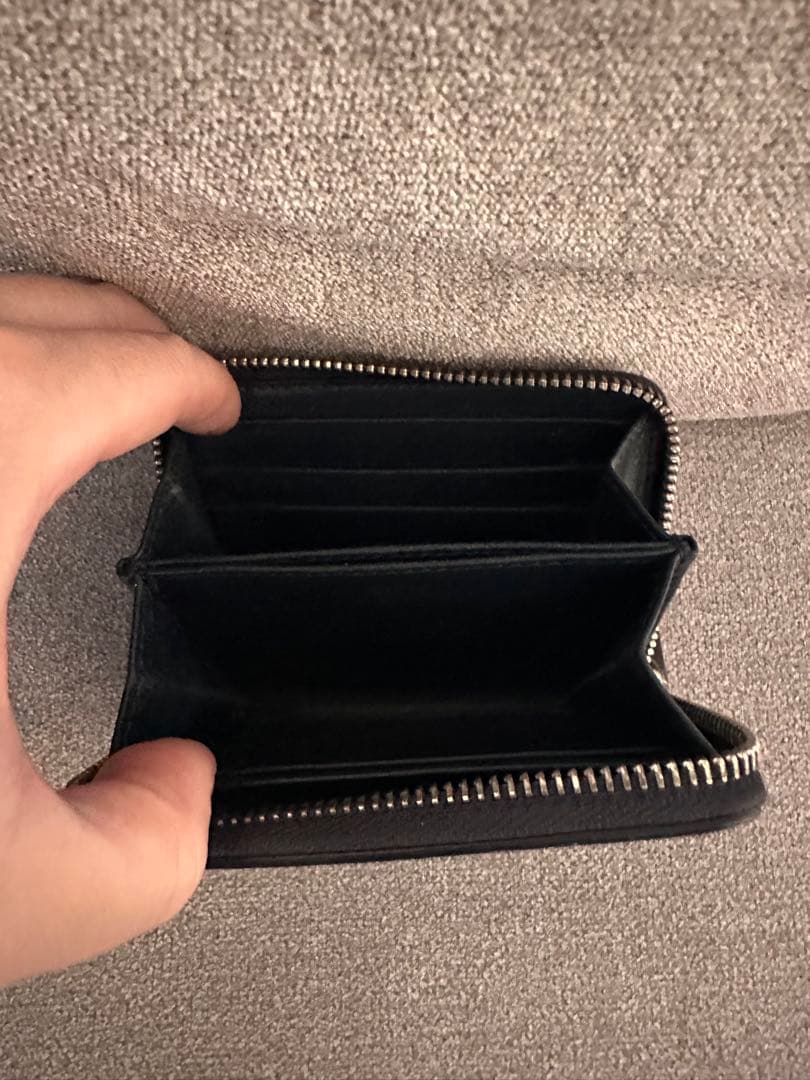 小物 kith zip wallet navy