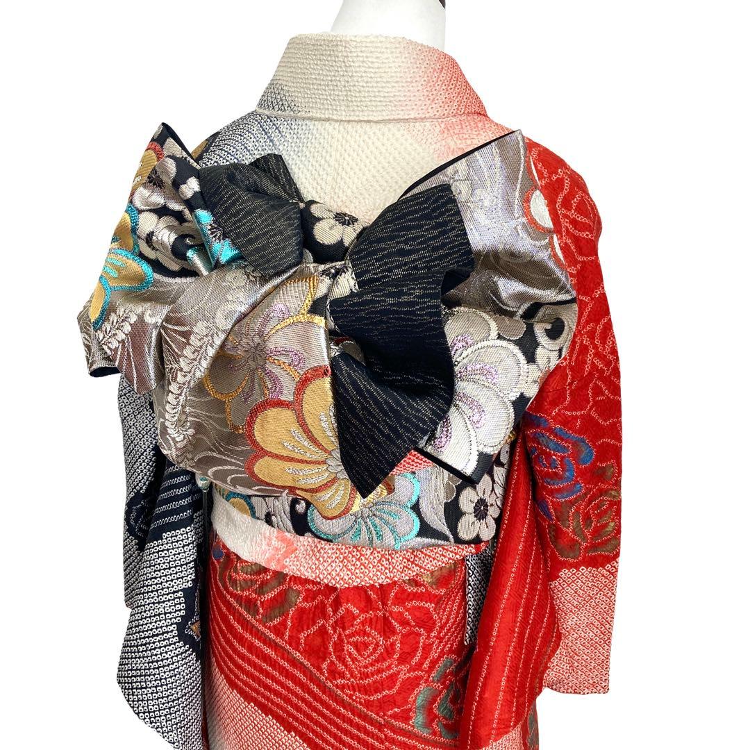 ★yajiyaji ★™️ 振袖　4点セット‼️絞りお振袖セット‼️NO60