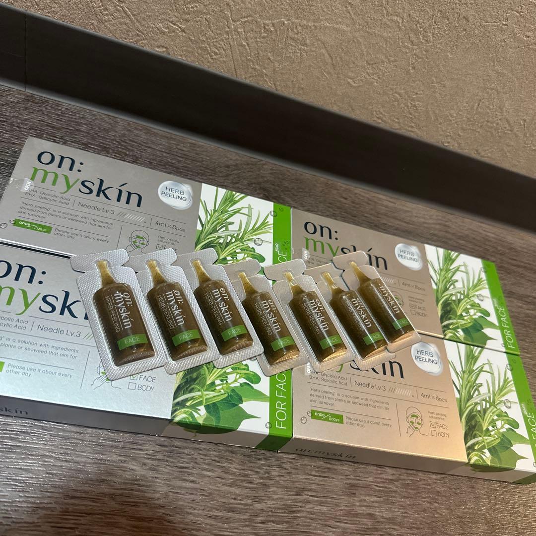 on: myskin オンマイスキン　ハーブピーリング　フェイス用