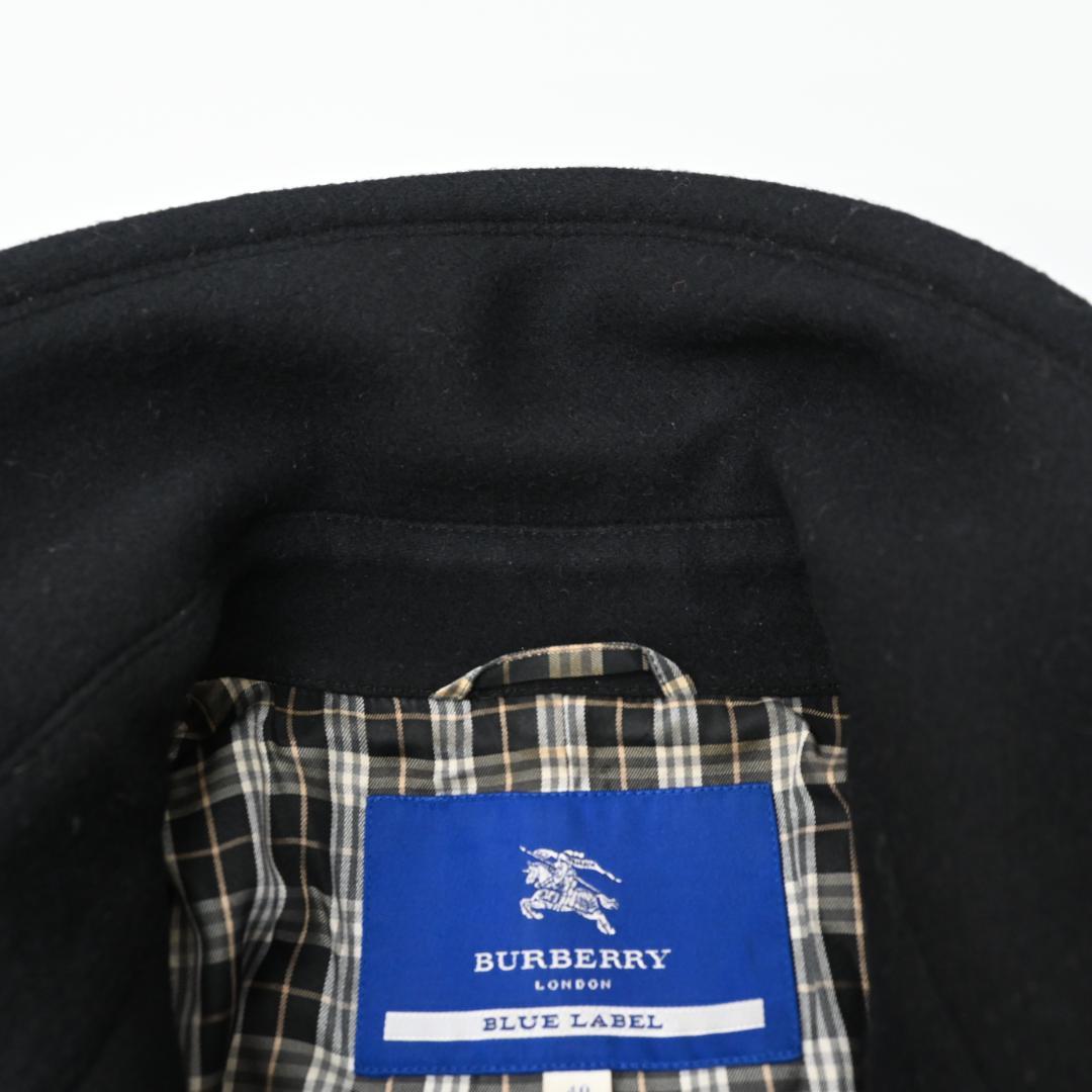48159★バーバリーブルーレーベル コート 40 ノヴァチェック　ノバチェック