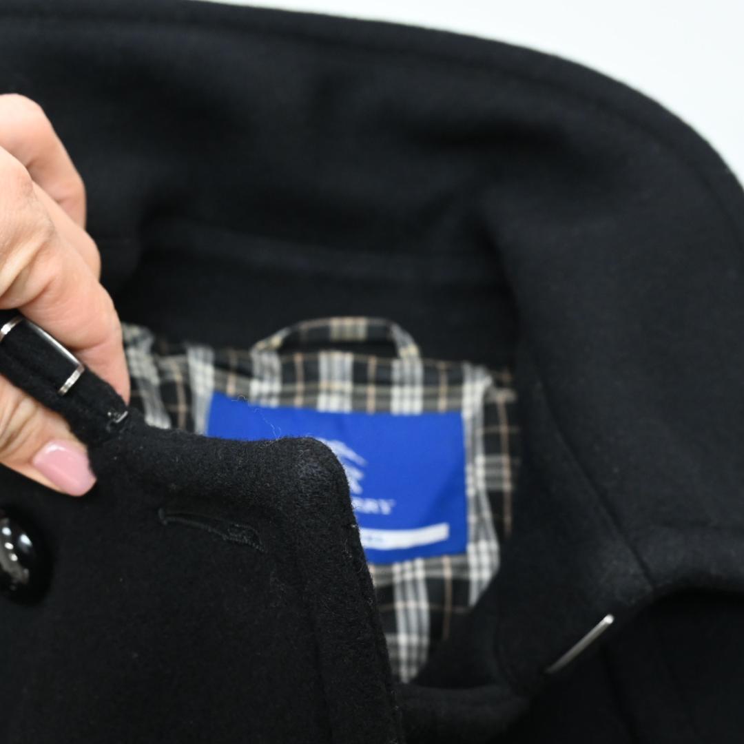 48159★バーバリーブルーレーベル コート 40 ノヴァチェック　ノバチェック