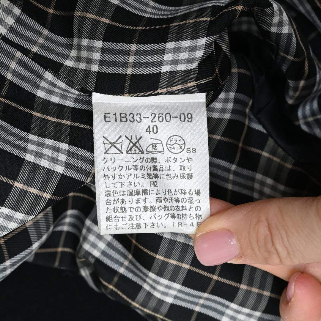 48159★バーバリーブルーレーベル コート 40 ノヴァチェック　ノバチェック