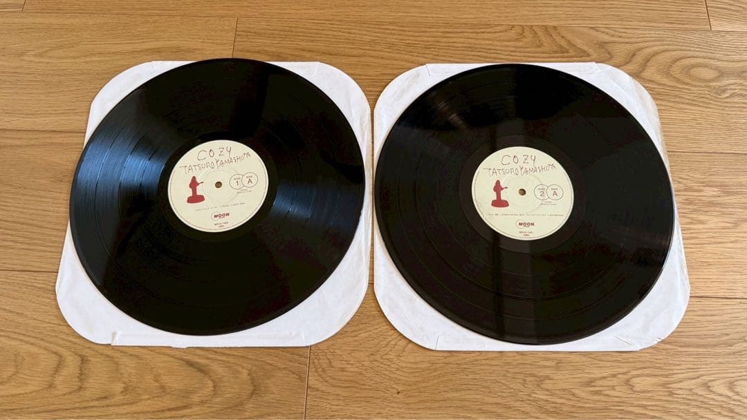 山下達郎　COZY LPレコード　ペーパーフィギュア付き　コージー