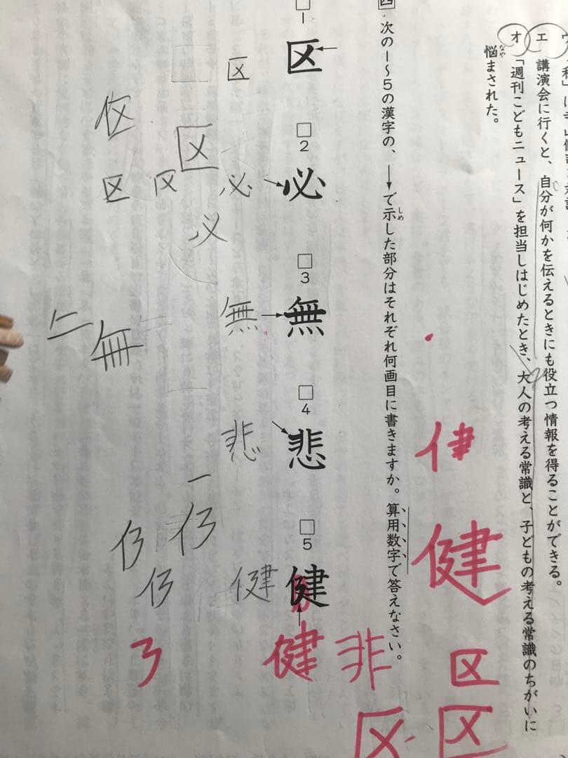 日能研6年2024学習力育成テスト17回、合格力育成7回、実践5回、講習5回