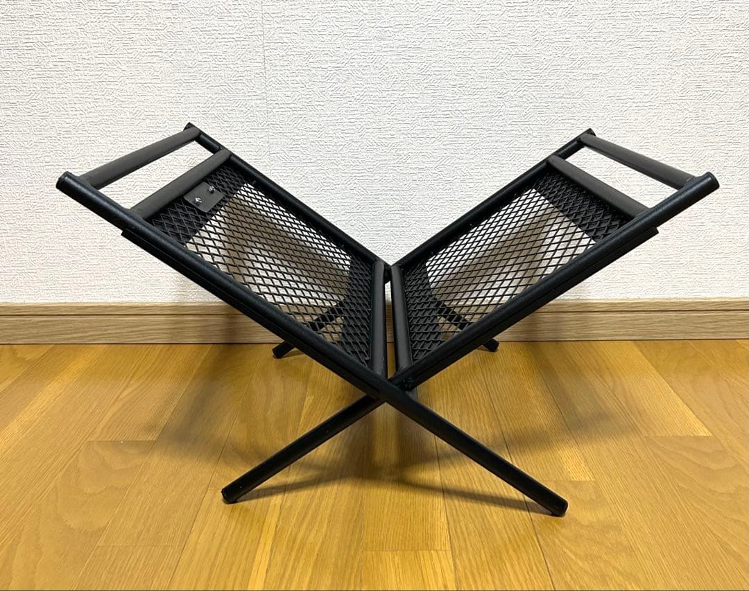 【廃盤】アイアン薪ラック クイックキャンプ×ONOE コラボ　尾上
