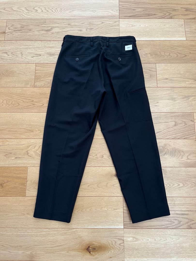 WTAPS ポリエステルツイル タック トラウザーズ ダブルタップス パンツ