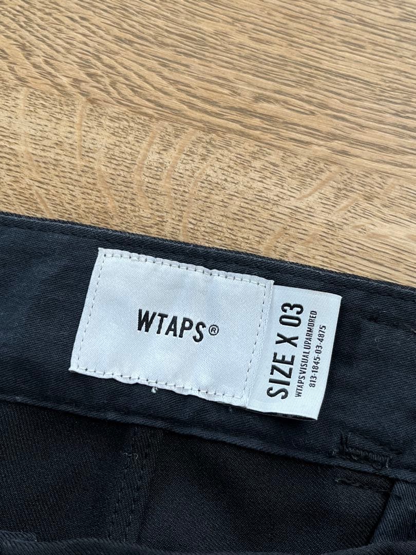 WTAPS ポリエステルツイル タック トラウザーズ ダブルタップス パンツ