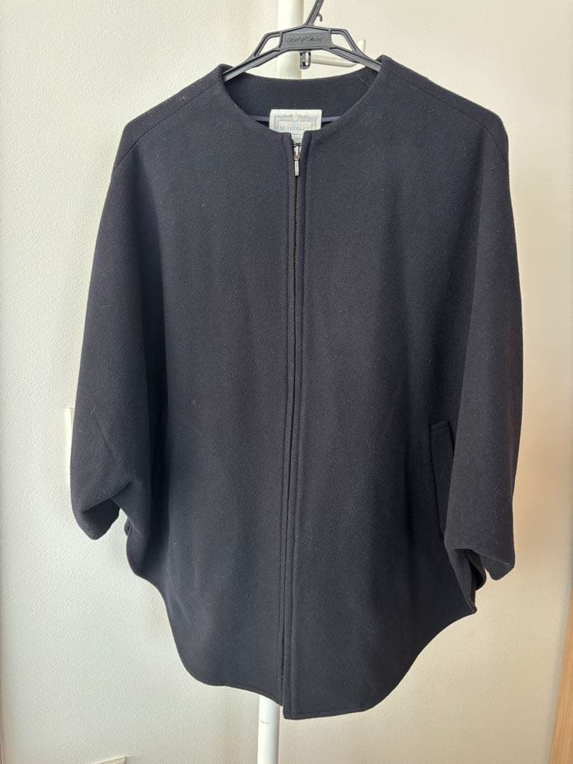 ビアズリー　ウールポンチョコート