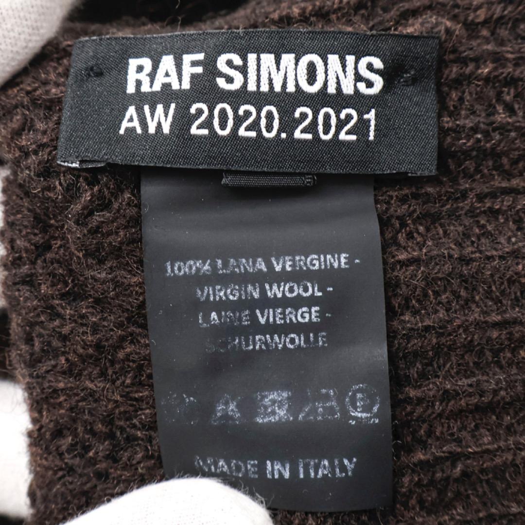 H5125P◾️ラフシモンズ　ウール　ビーニーニット帽　20,21AW