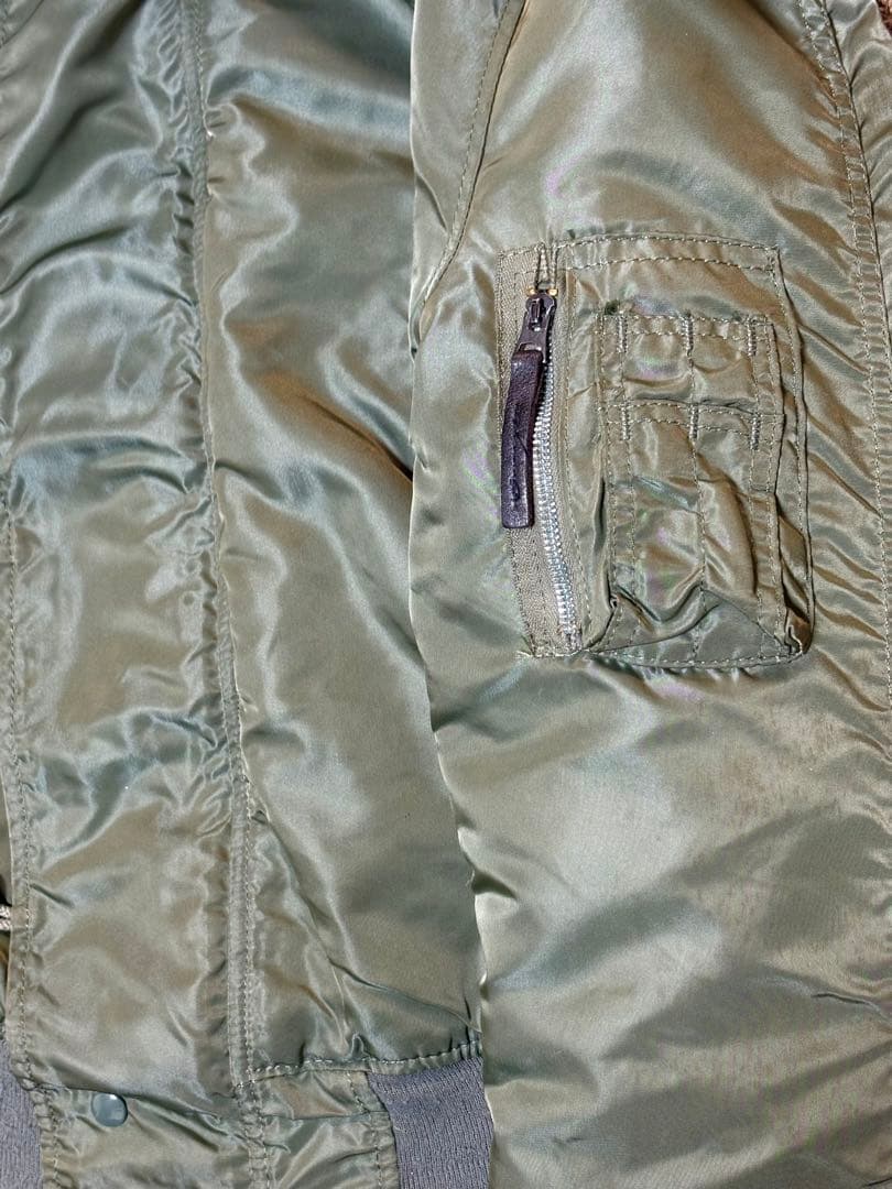 （超希少）80s USA製 Alpha N2B フライトジャケット　ma1 短丈