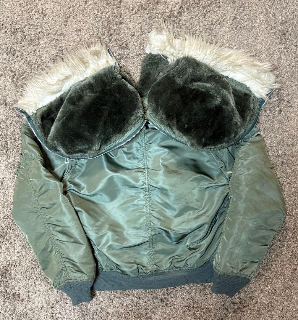 （超希少）80s USA製 Alpha N2B フライトジャケット　ma1 短丈