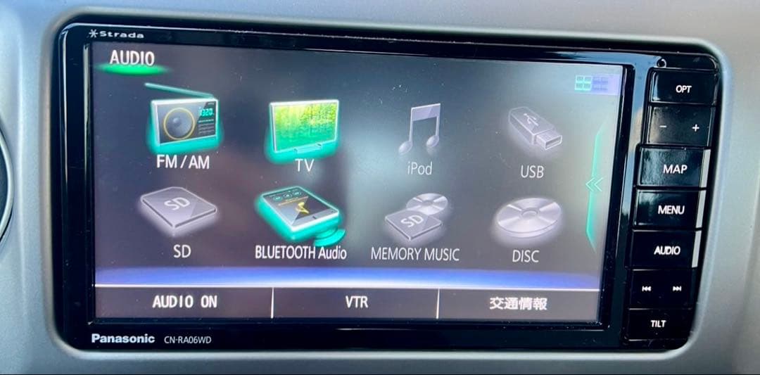 パナソニック ストラーダ Panasonic CN-RA06WD メモリーナビ