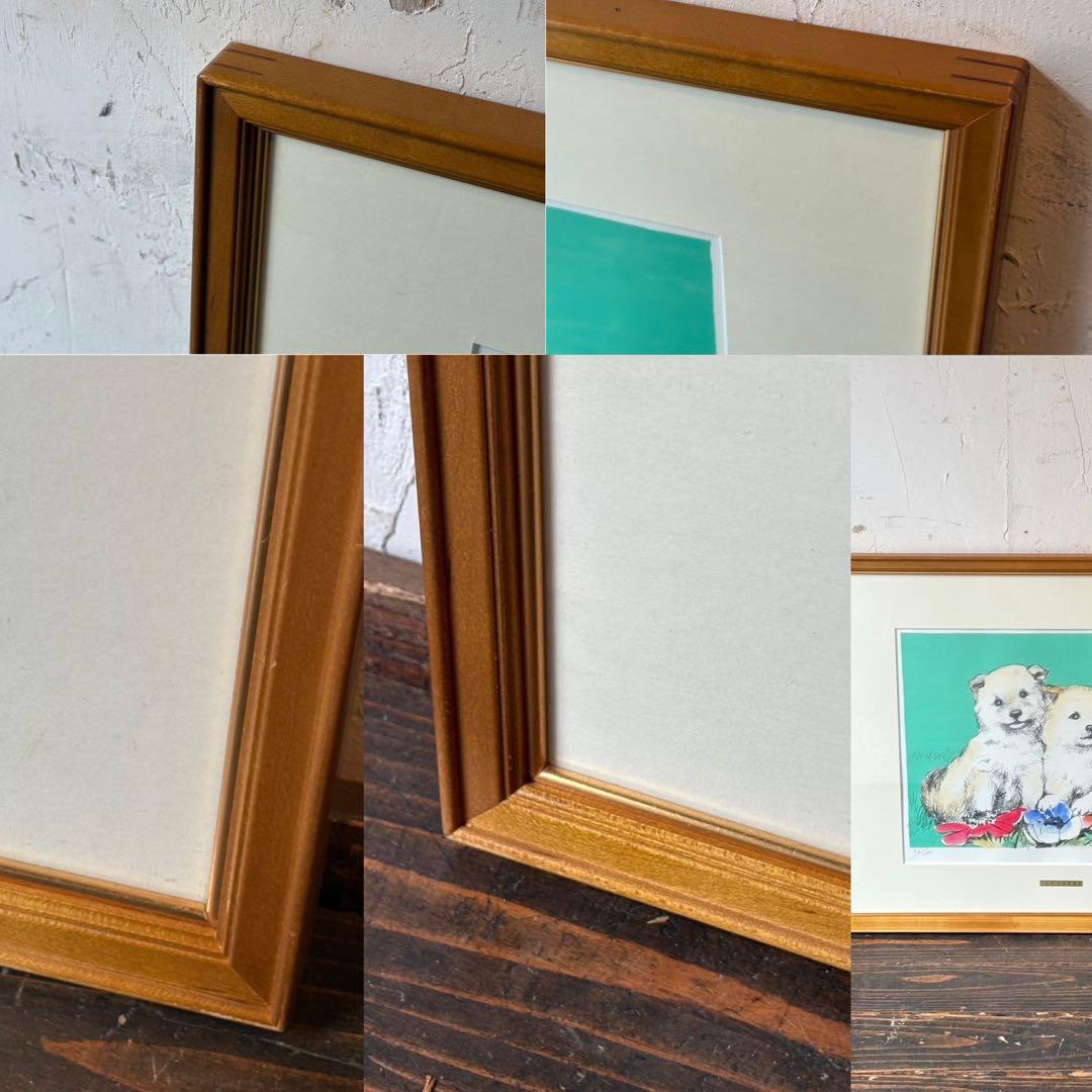 佐々木スカイ＊③ 絵画 リトグラフ セット鈴木信吾 他 直筆サイン入 額縁