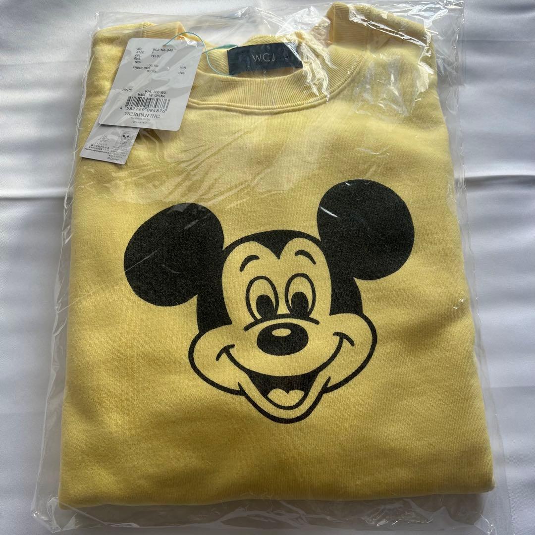 【新品未使用】WCJ Disney / SWEAT TOP(ミッキー) イエロー