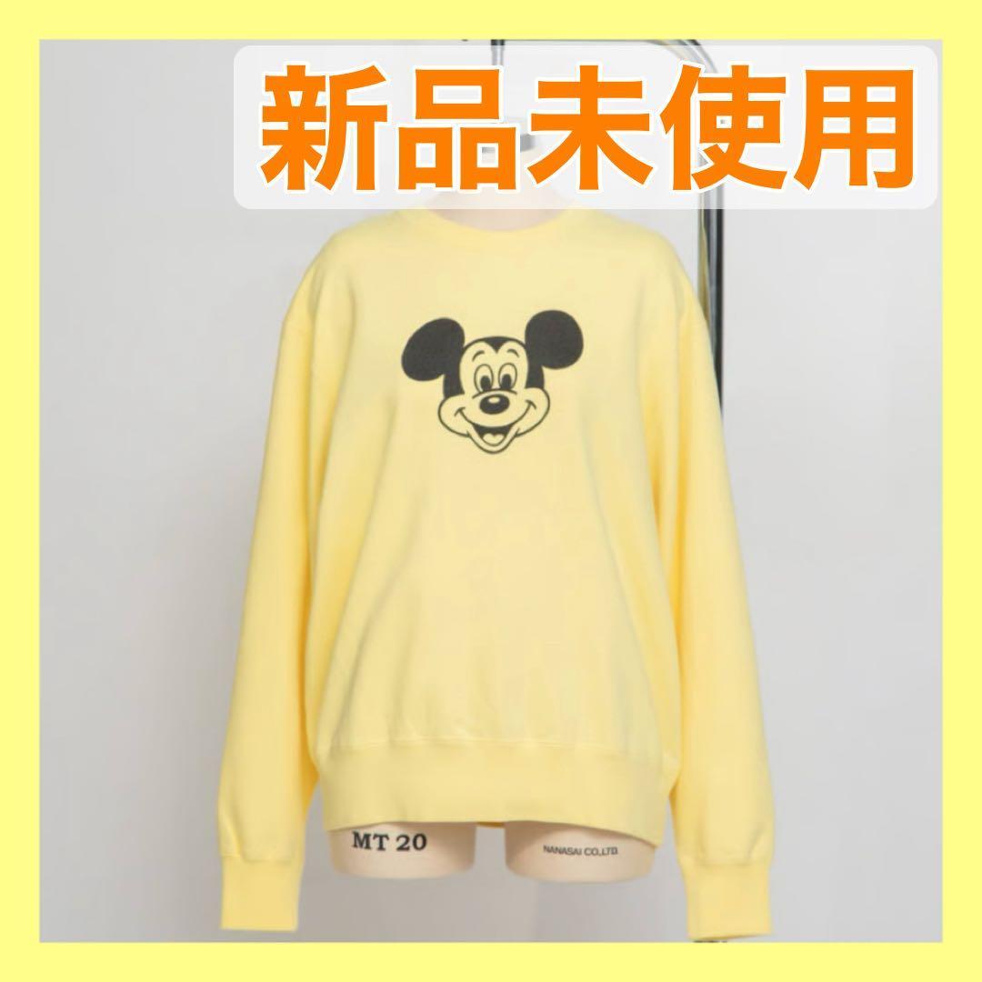 【新品未使用】WCJ Disney / SWEAT TOP(ミッキー) イエロー
