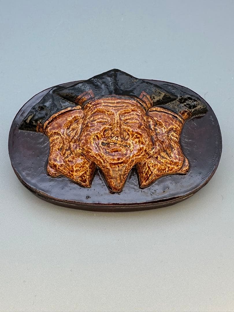 茶道具　香合　村瀬玄之　張貫　 福の神香合