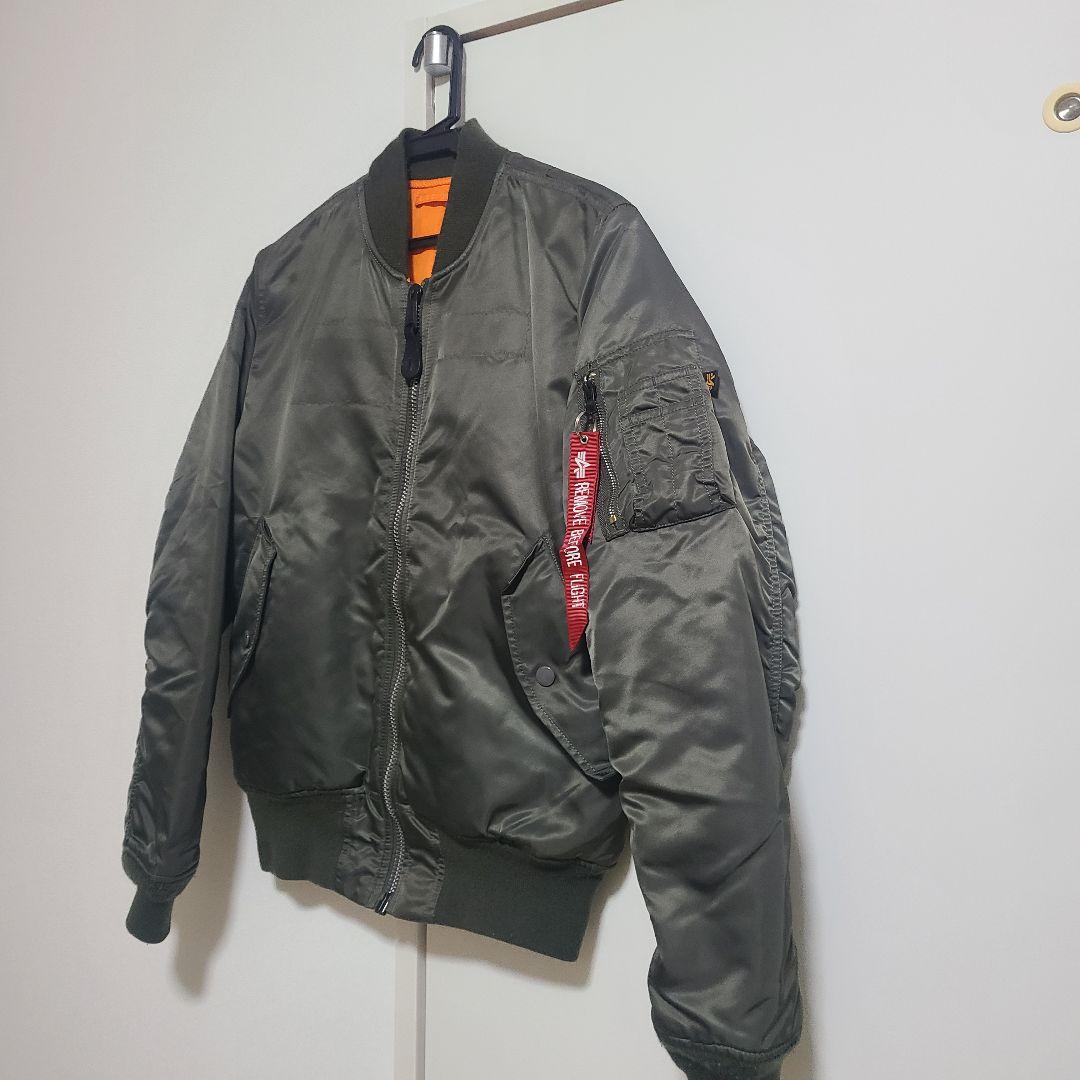 アルファインダストリーズ MA-1 フライトジャケット リバーシブル　メンズS