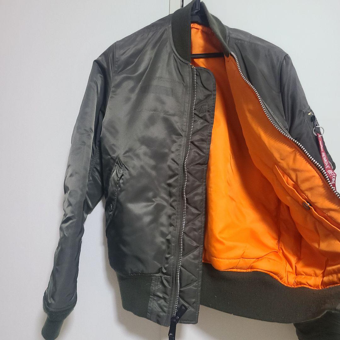 アルファインダストリーズ MA-1 フライトジャケット リバーシブル　メンズS