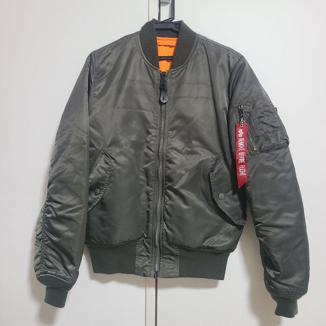 アルファインダストリーズ MA-1 フライトジャケット リバーシブル　メンズS
