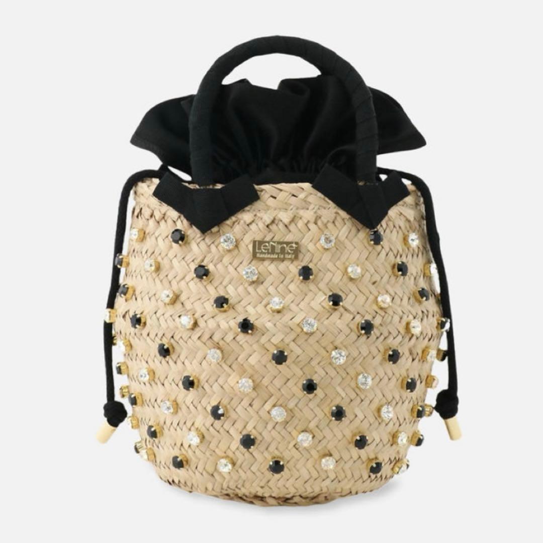 ルナイン NINA TWIST SMALLビジュー かごバッグ ショルダー　籠