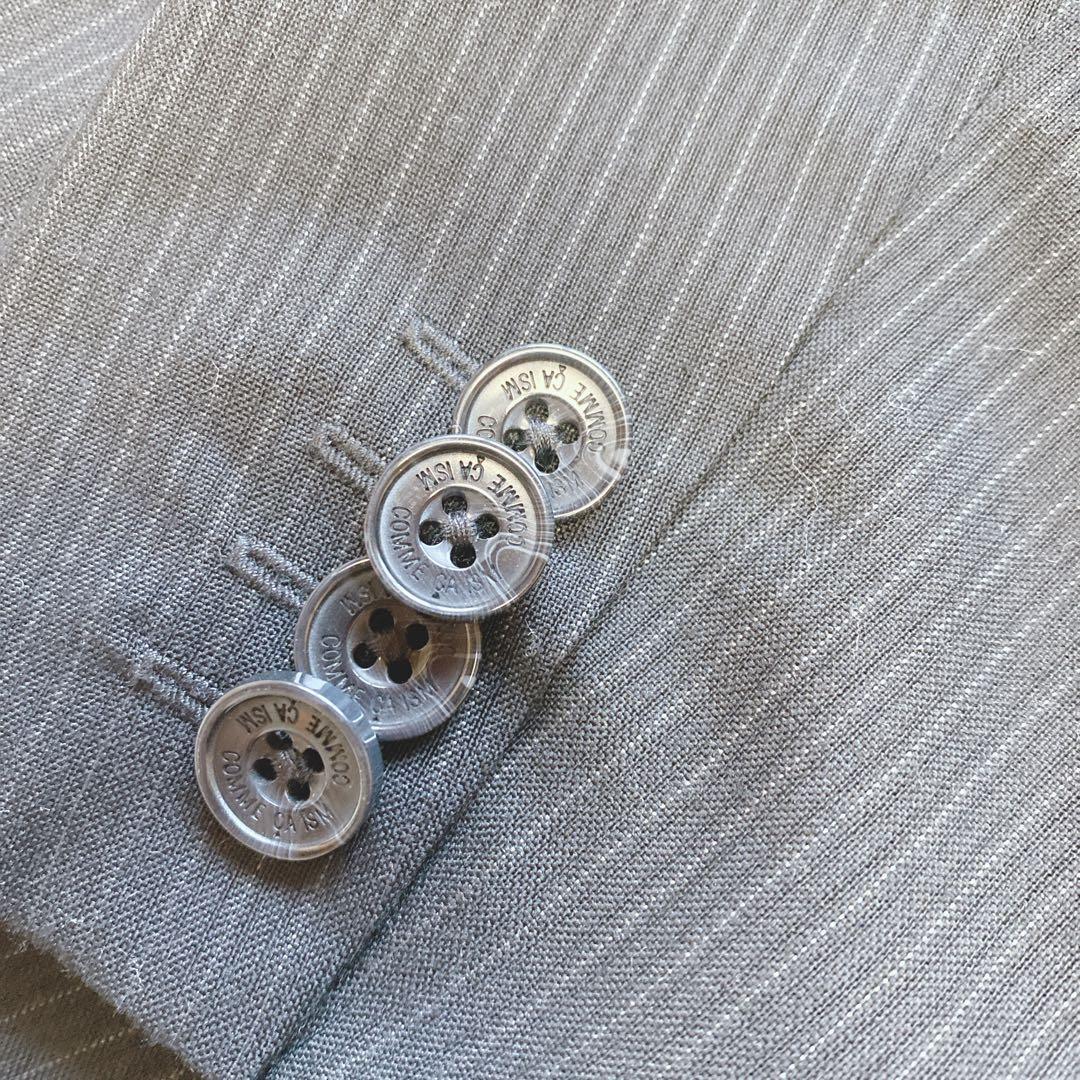 【160】美品　コムサイズム キッズスーツ5点セット ストライプ　卒業式