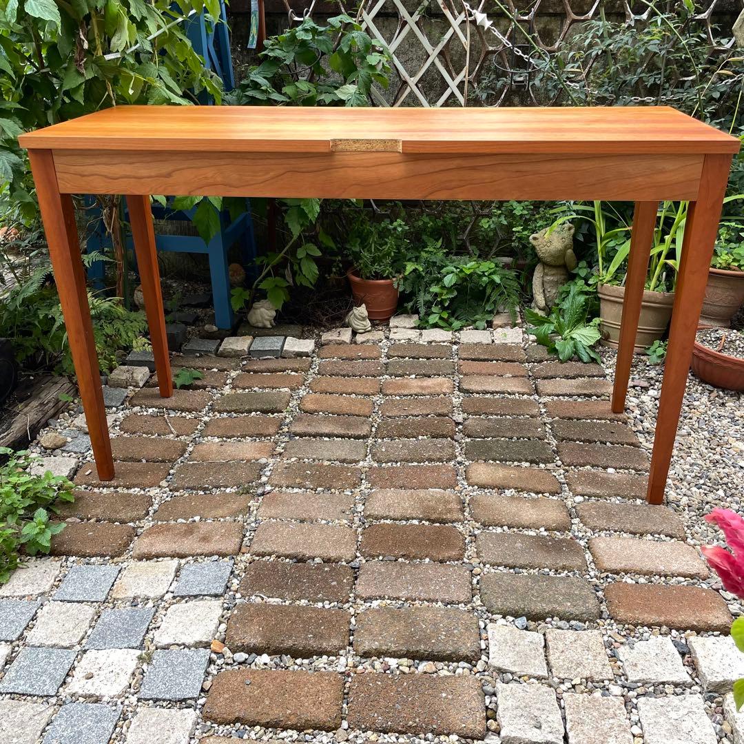 Dinos Blossomブロッサムチェリー天然木北欧風デスク 幅120cm