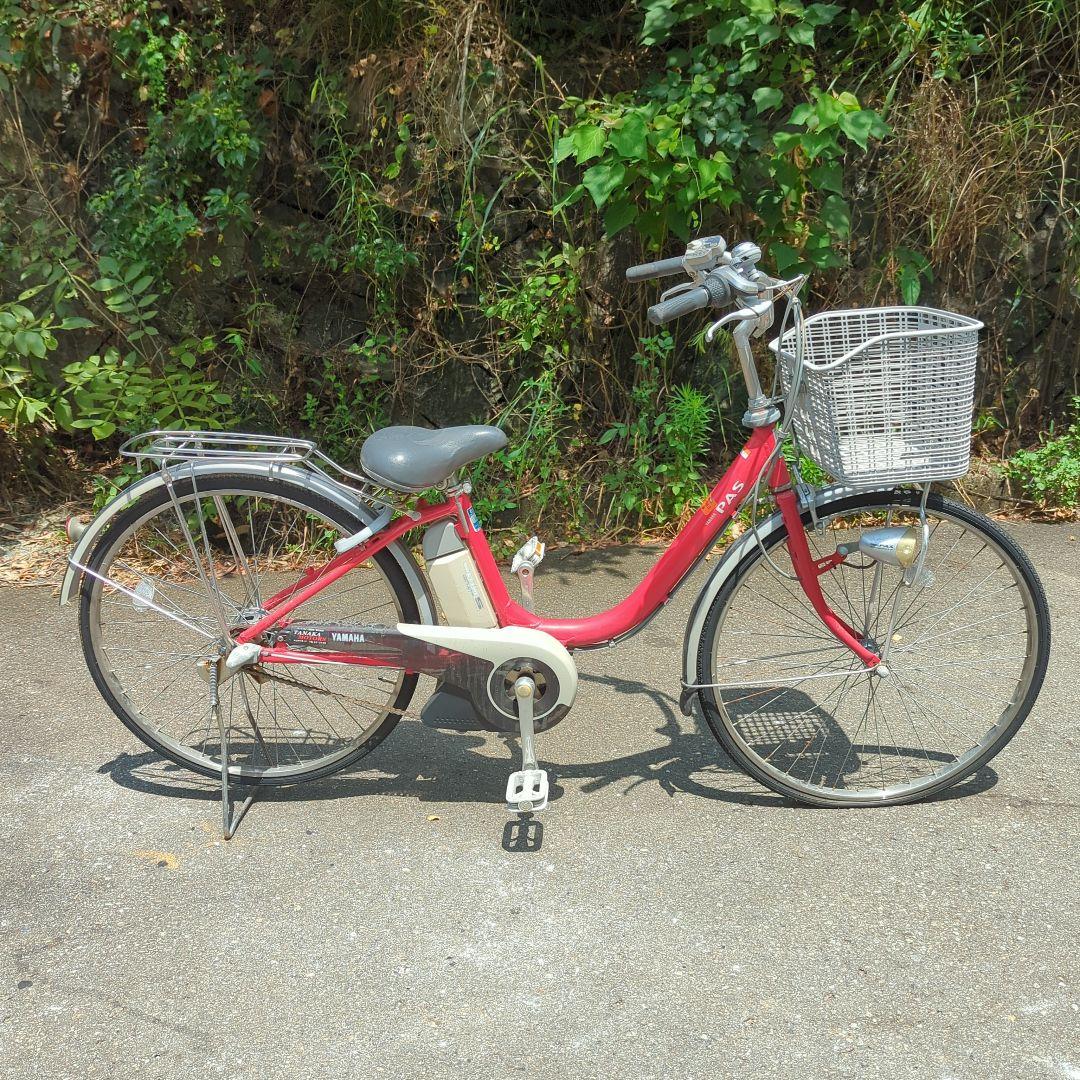 ヤマハPAS　電動アシスト自転車　バッテリー残量たっぷり　パンク修理込み価格