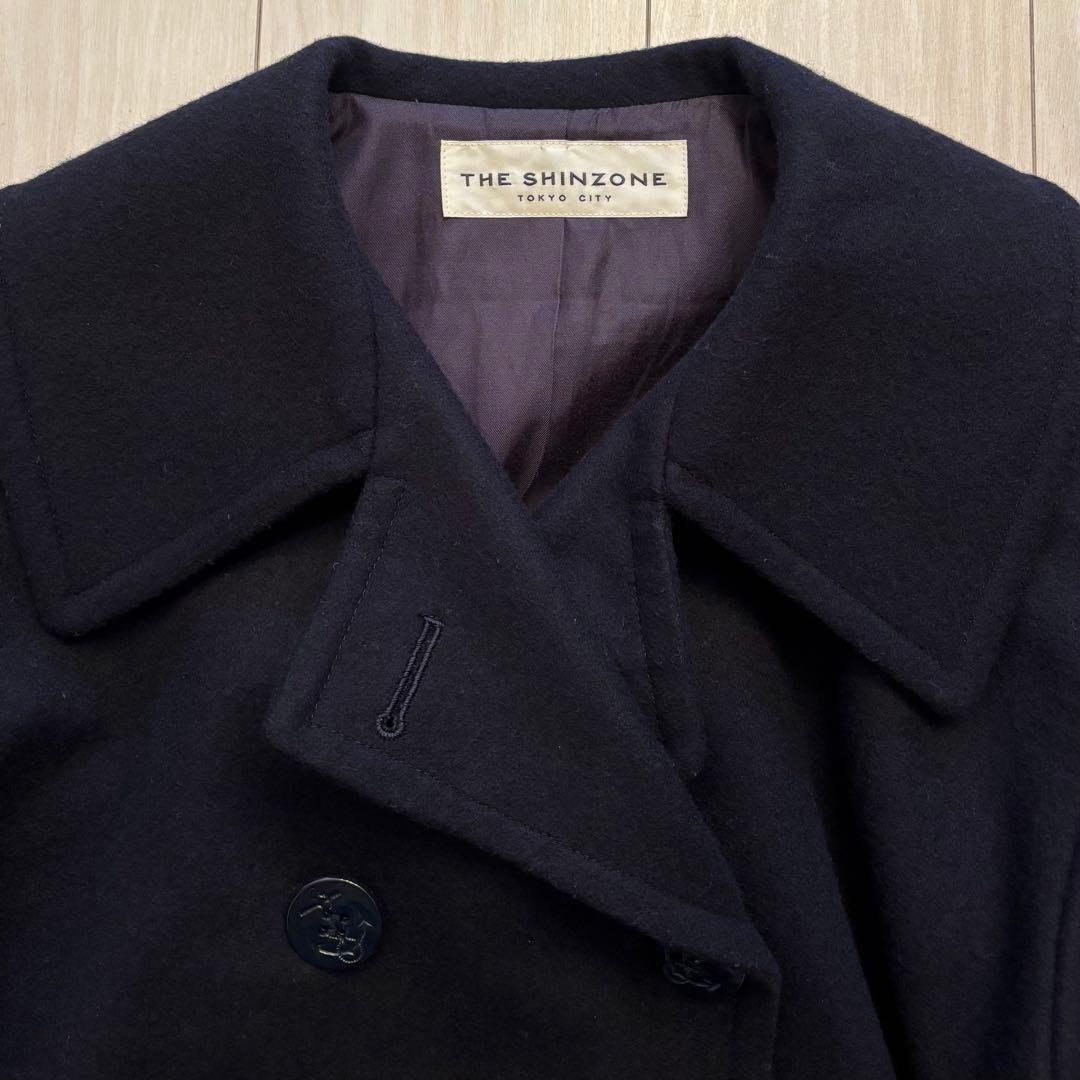 ジャケット・アウター THE SHINZONE /FLARE PEA COAT /NAVY /34